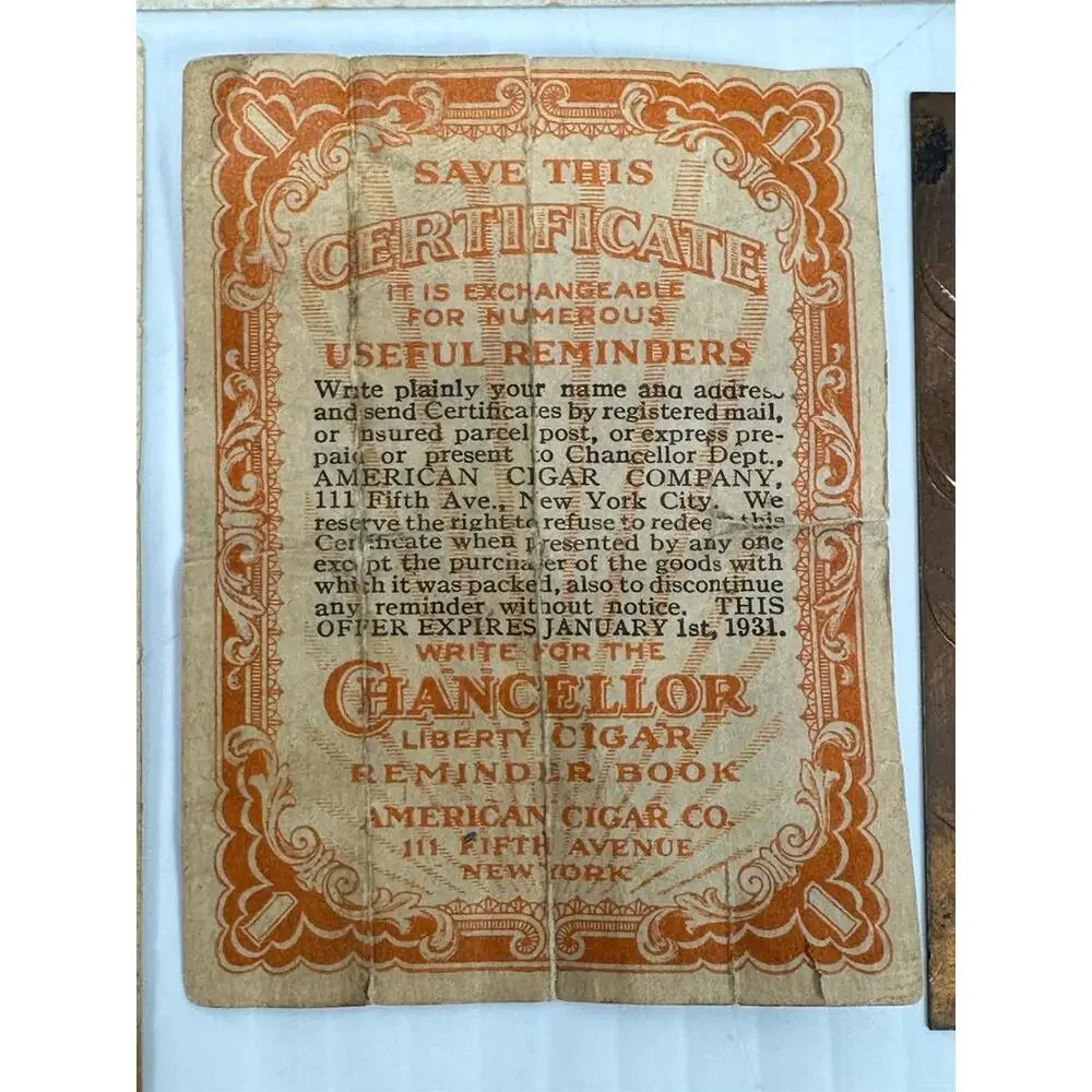 VTG Ephemera Lot Copacabana Queen Mary Carters‎ Little Liver Pills Copper Plate